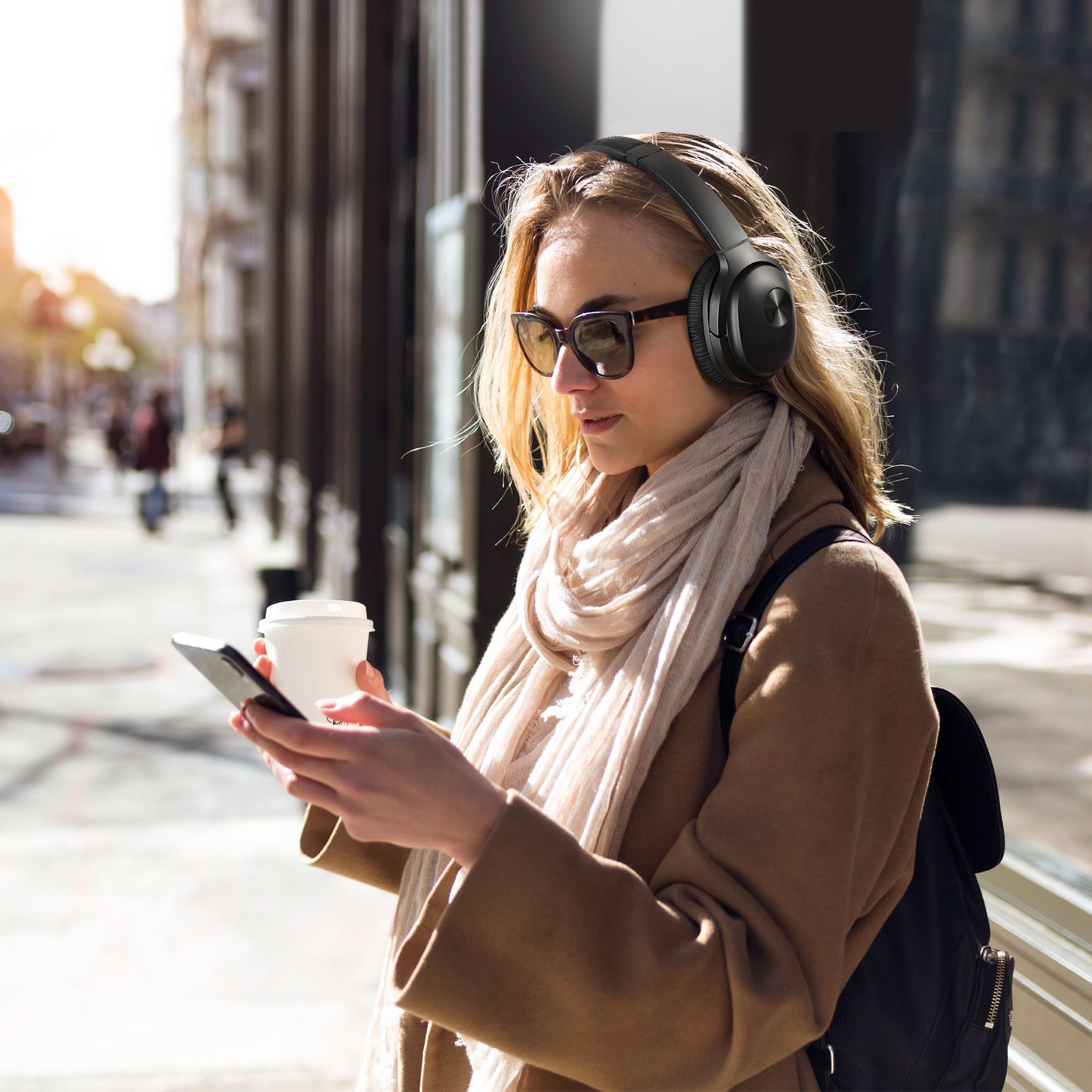 Hybrid Active Noise Cancelling Headphone Wireless Bluetooth SE7