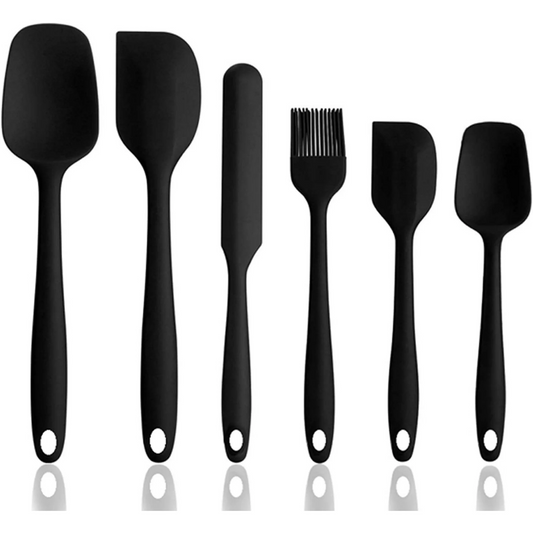 Silicone Spatula Set of 6 Heat Resistant Nonstick